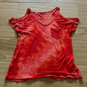 Guess cold shoulder tops